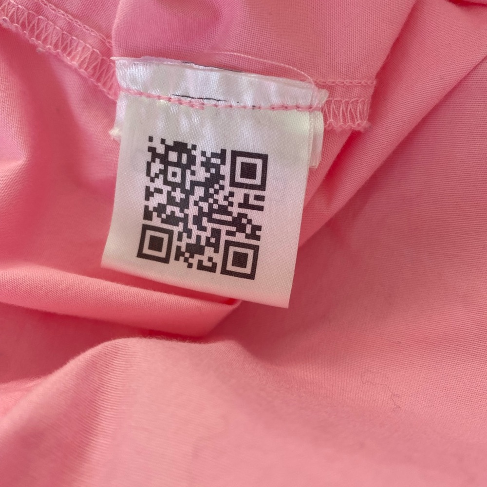 Esqualo puffed sleeve pink cotton poplin blouse - Picture 11 of 11